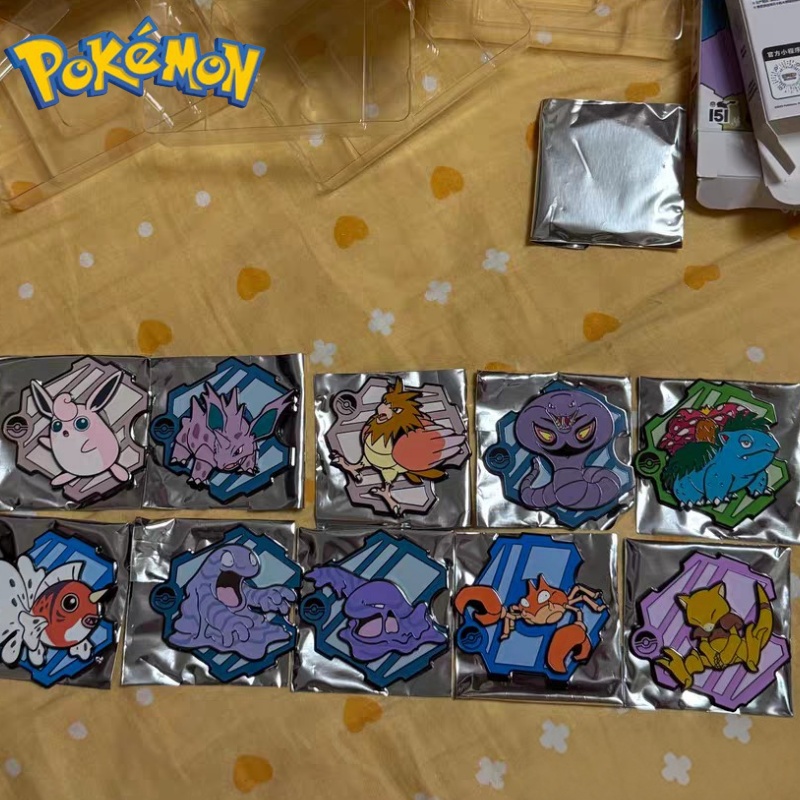Model Kit Pokemon - Originele Pokemon 151 Koelkastmagneet Set Vereenvoudigde