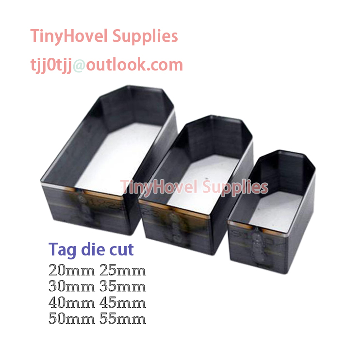 Model Kit Cutter - Tag stalen snijmal voor leer, stalen