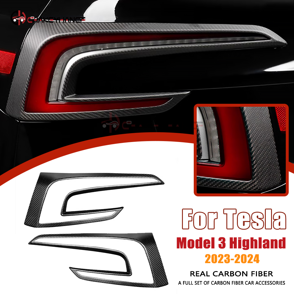 Model Kit Frame - Echte carbon fiber achterlicht frame cover
