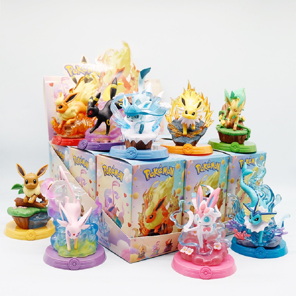 Model Kit Pokemon - 8 stijl Pokémon Action Figure Pikachu