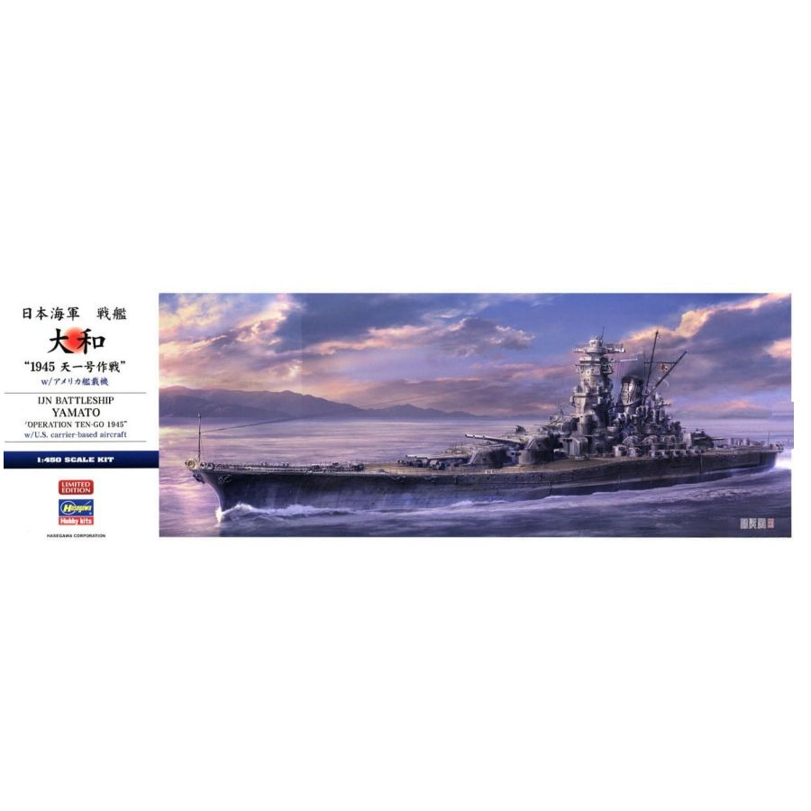 Model Kit Battleship - HASEGAWA HA52456 modelkit schaal 1/50 slagschip