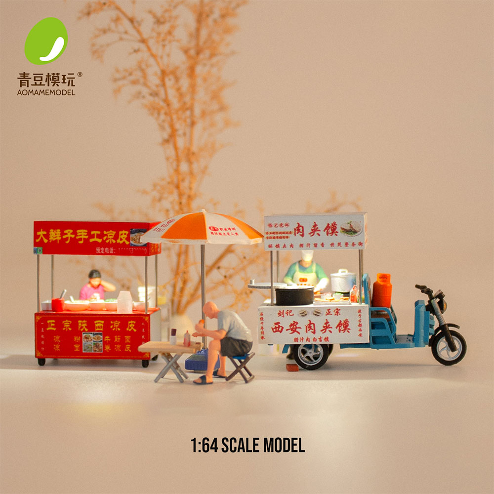 Model Kit Resin - 1/64 Nachtmarkt modelbouwset - Hoge precisie