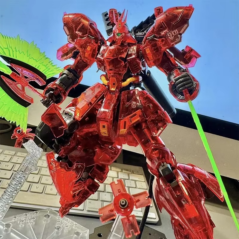 Model Kit Pg - RG /144 Sazabi Kleurrijk Transparant Mech