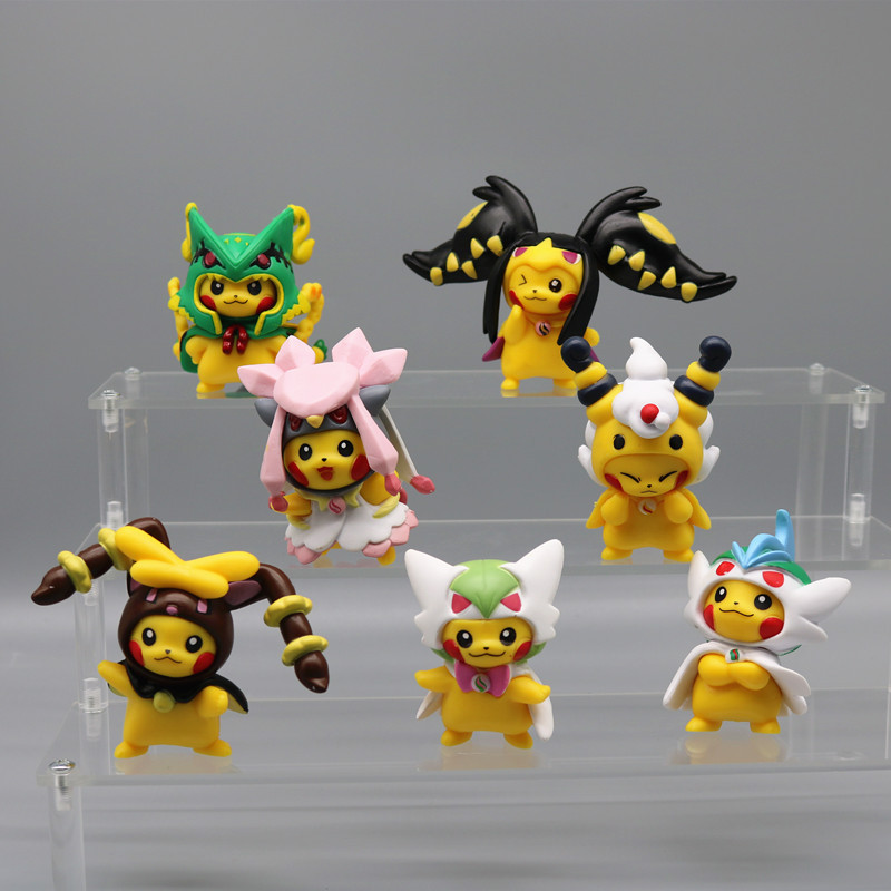 Model Kit Lucario - 7 Stuks Pokemon Pikachu Cos Charizard