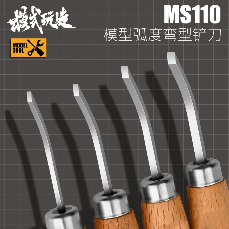 Model Kit Cutter - Modelleringsgereedschappen Boogspade Boogbeitel Brede afschrijffrees Gebruik