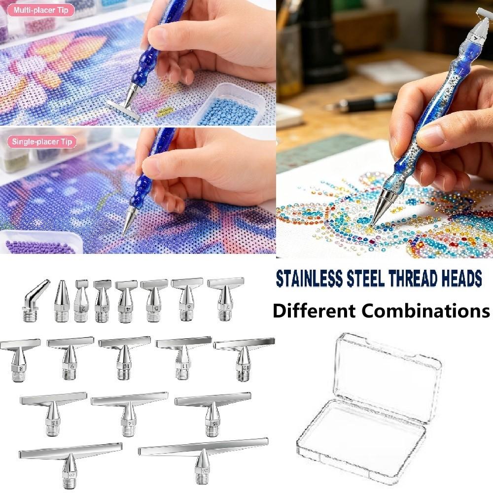 Model Kit Tools - DIY hoogwaardige diamantverf penpuntset van roestvrij