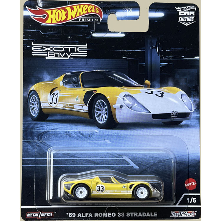 Echte Hot Wheels Premium Autoc - Model Kit Alfa Romeo recensie en prijs