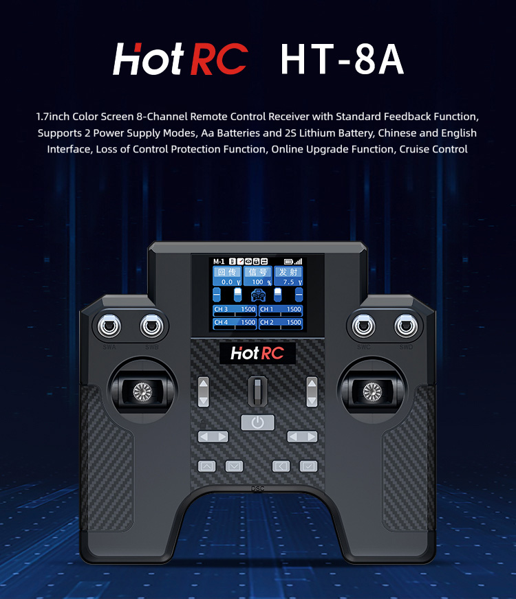 Hotrc HT-8A 2.4G 8CH Zender HT - Tamiya Model Paint Set recensie en prijs