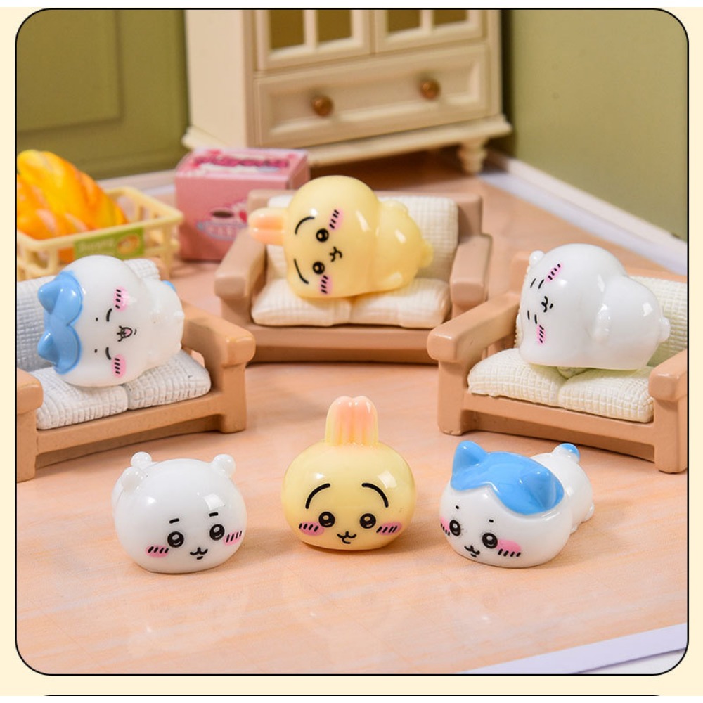 9PCS Kawaii Chiikawas-serie ha - Model Kit Resin recensie en prijs