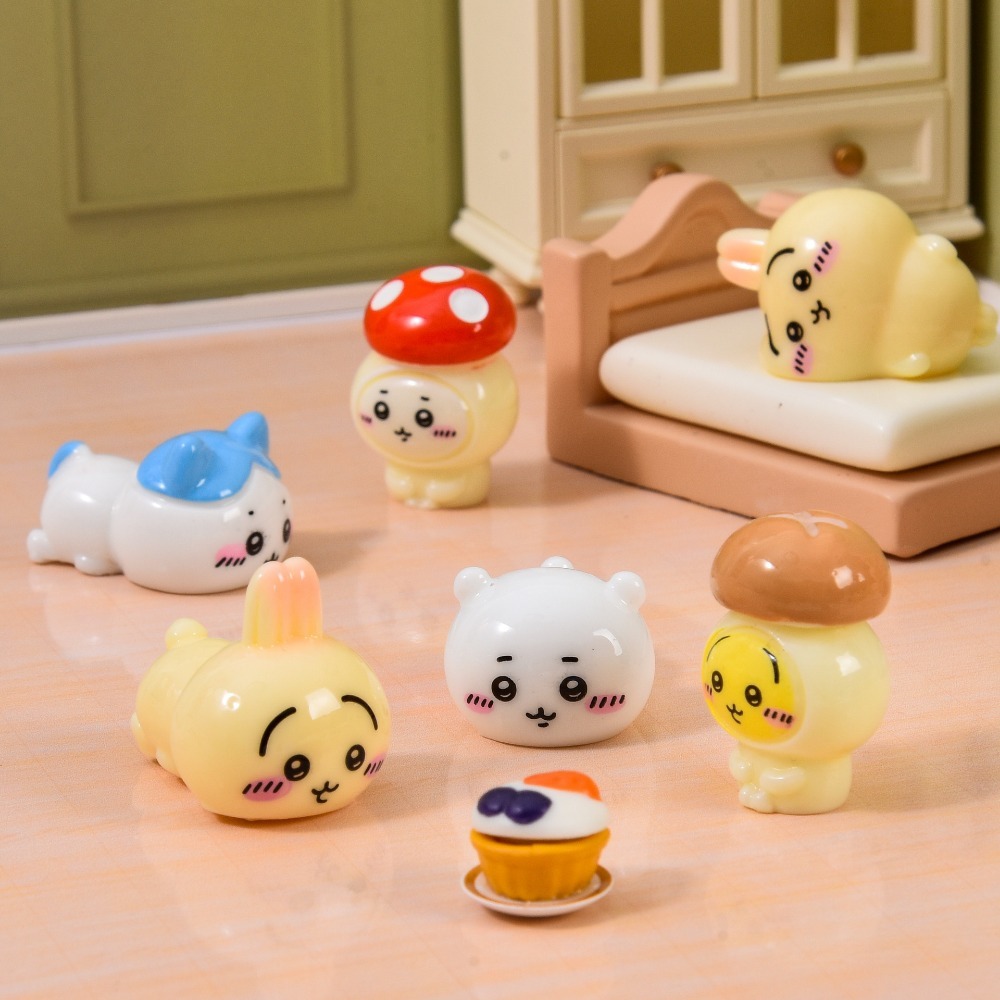 9PCS Kawaii Chiikawas-serie ha - Model Kit Resin recensie en prijs