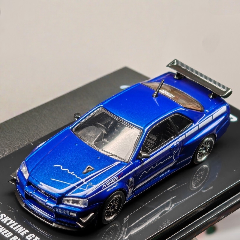 INNO64 1:64 MINE'S R34 V-SPEC  - Model Kit R34 recensie en prijs
