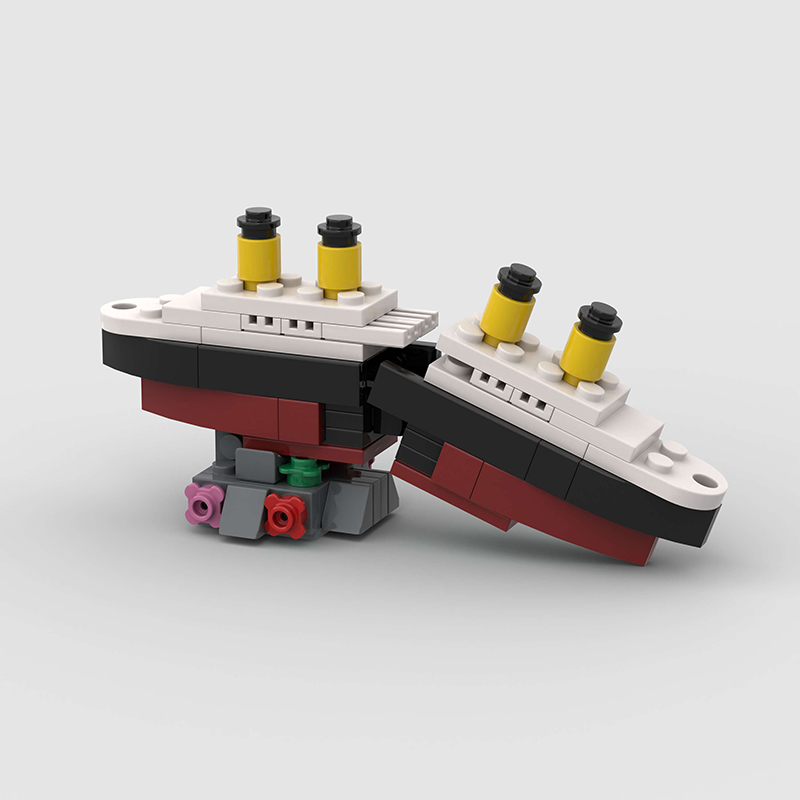 Mini RMS Titanic Sank Ship Mod - Model Kit Lucario recensie en prijs