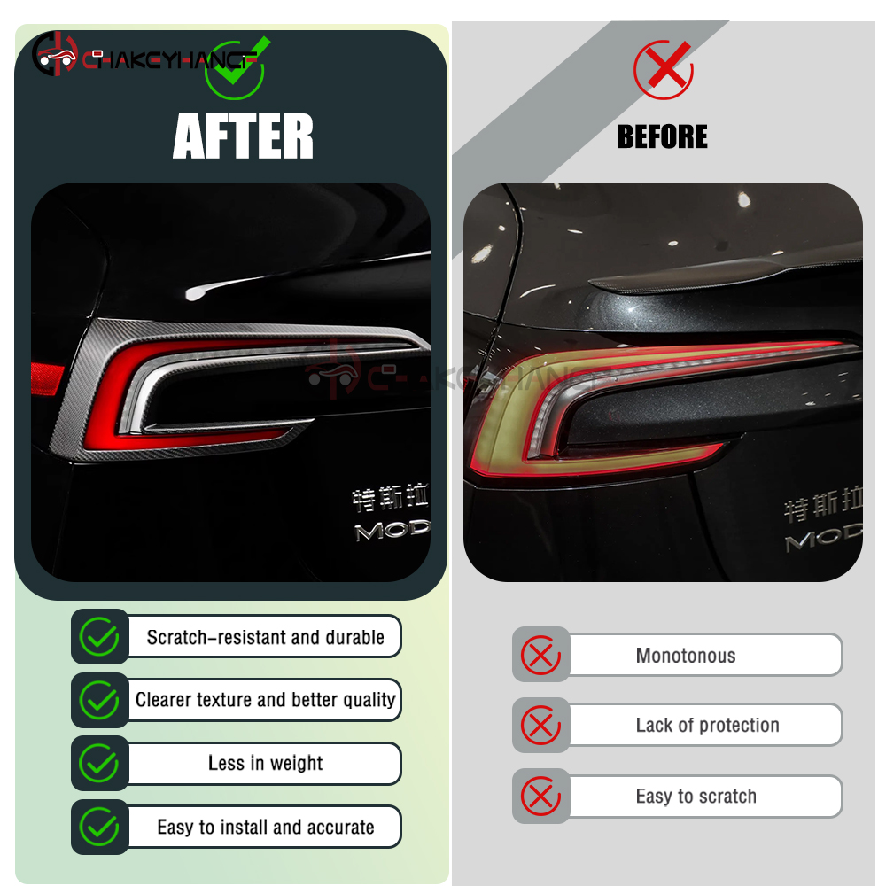 Echte carbon fiber achterlicht - Model Kit Frame recensie en prijs