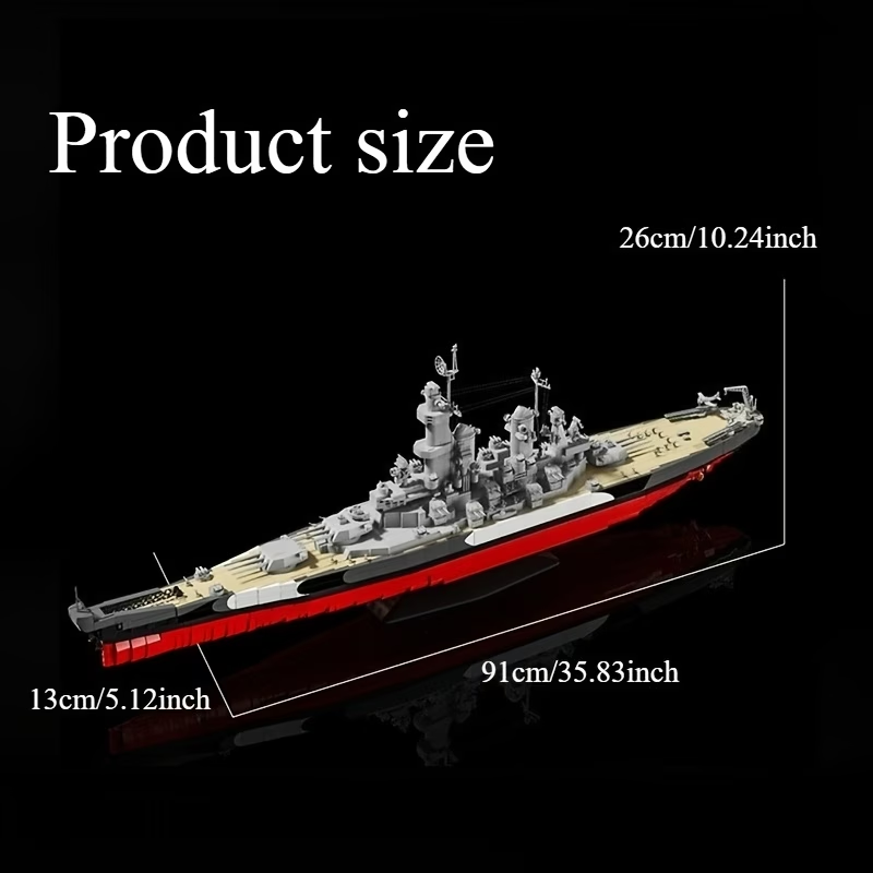 Grote schaal slagschip bouwste - Model Kit Battleship recensie en prijs