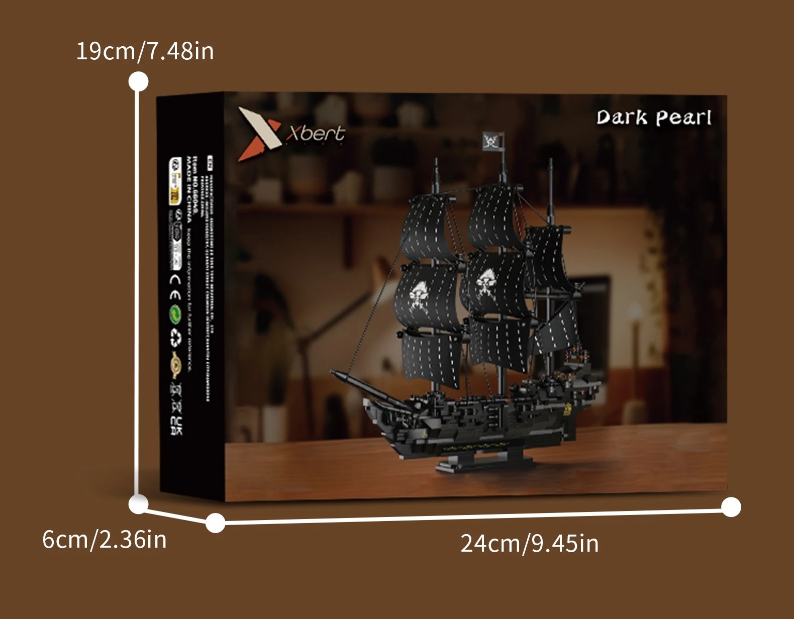 Zeilschip MOC Bricks Puzzelspe - Model Kit Lucario recensie en prijs