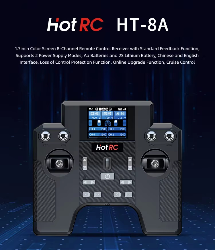 Hotrc HT-8A 2.4G 8CH Zender HT - Tamiya Model Paint Set recensie en prijs
