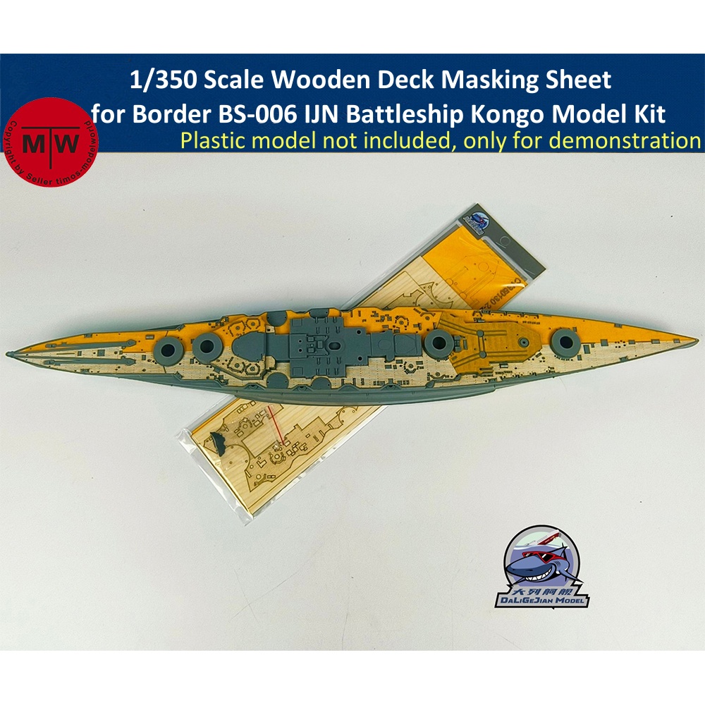 1/350 Schaal Houten Dek Maskin - Model Kit Battleship recensie en prijs