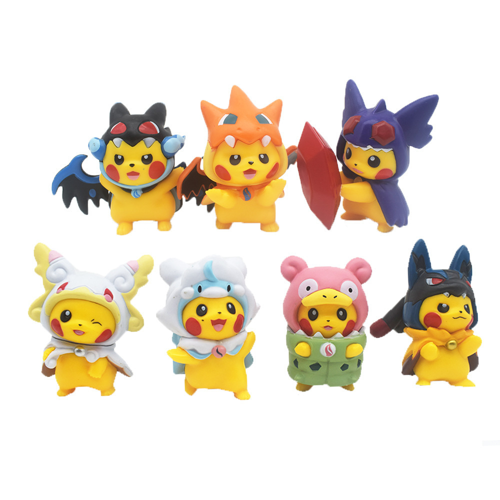 7 Stuks Pokemon Pikachu Cos Ch - Model Kit Lucario recensie en prijs