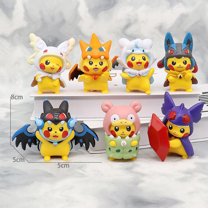 7 Stuks Pokemon Pikachu Cos Ch - Model Kit Lucario recensie en prijs