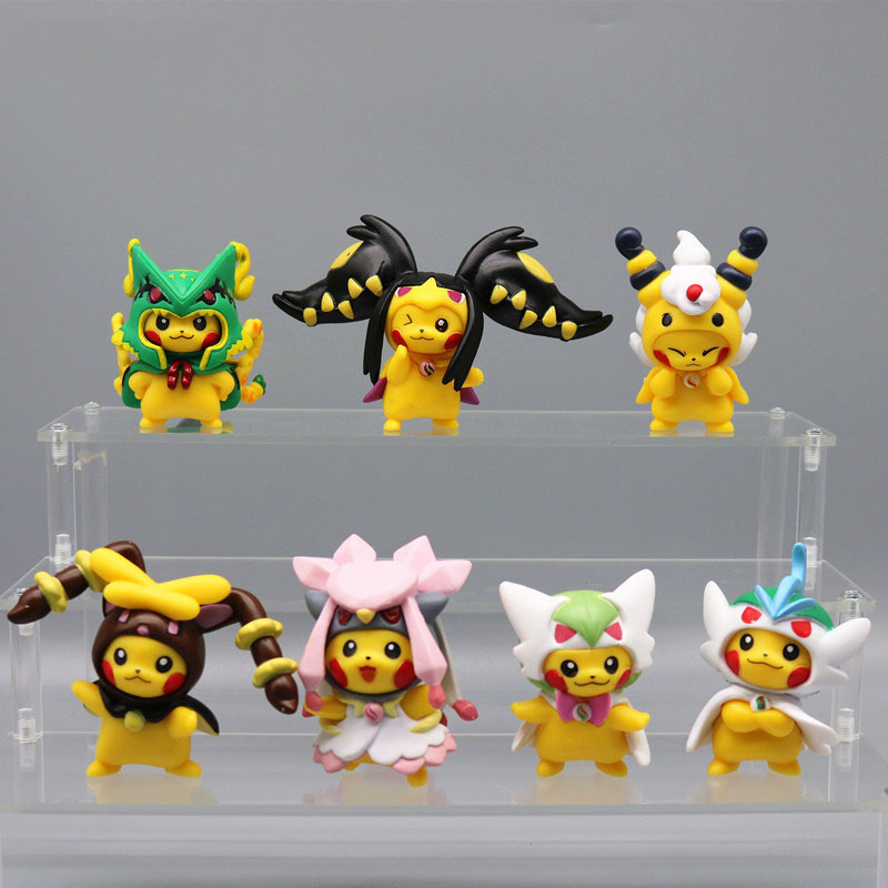 7 Stuks Pokemon Pikachu Cos Ch - Model Kit Lucario recensie en prijs