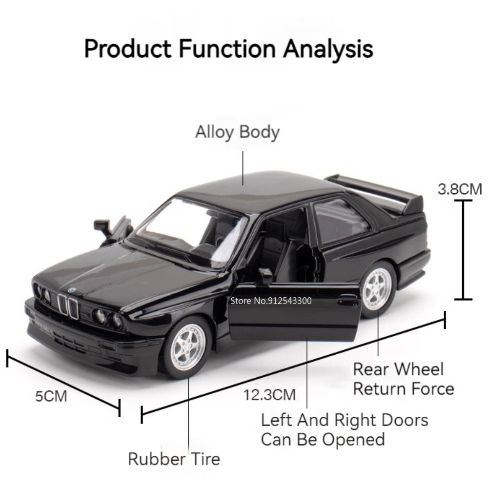 1/36 BMW M3 1987, legering spe - Model Kit Alfa Romeo recensie en prijs